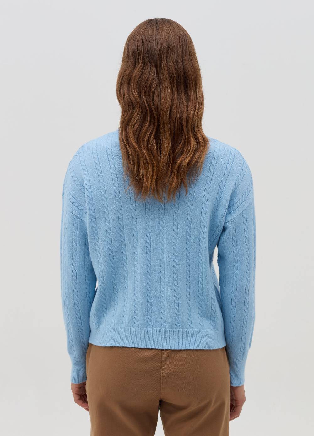 HYBRID Pullover a coste con lavorazione intrecciata Sconto
