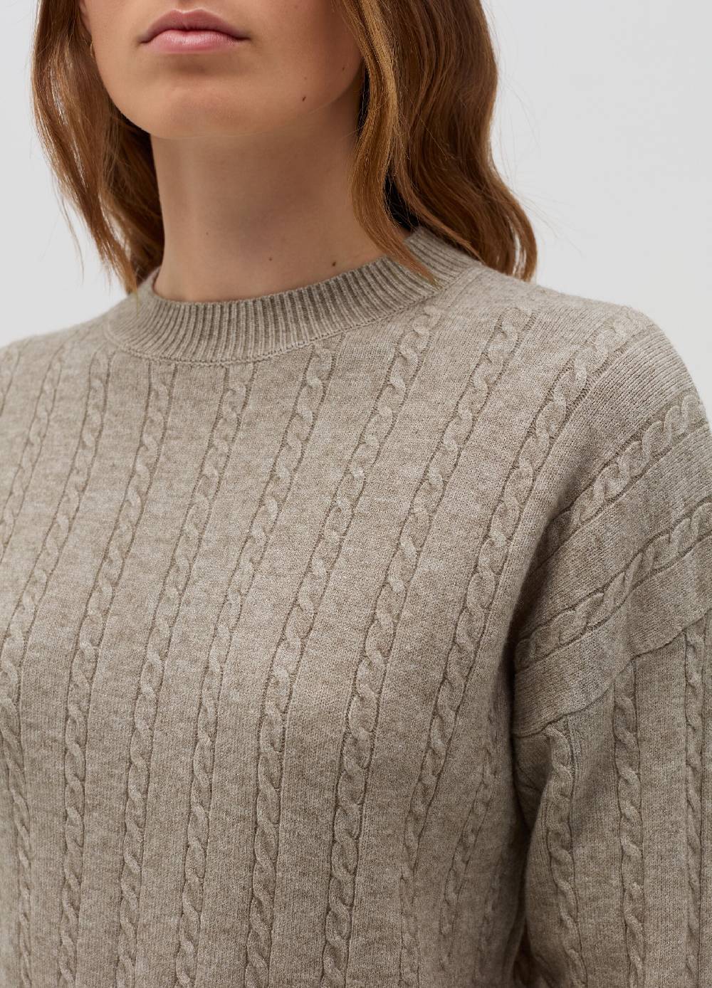 HYBRID Pullover a coste con lavorazione intrecciata Economico
