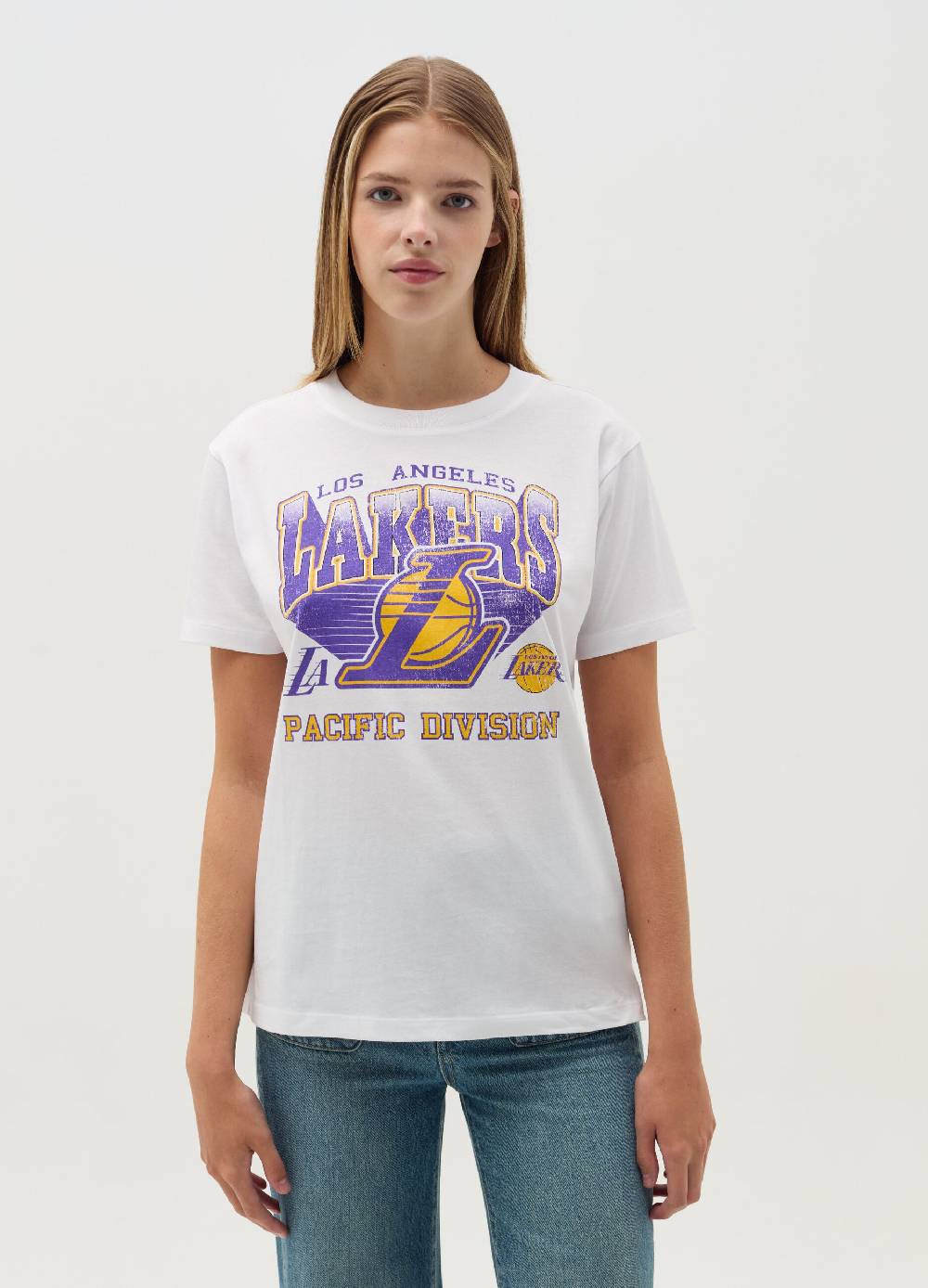 NBA T-shirt con stampa Los Angeles Lakers Saldi