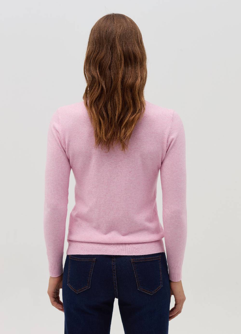HYBRID Pullover girocollo con piccolo risvolto Vendita Calda