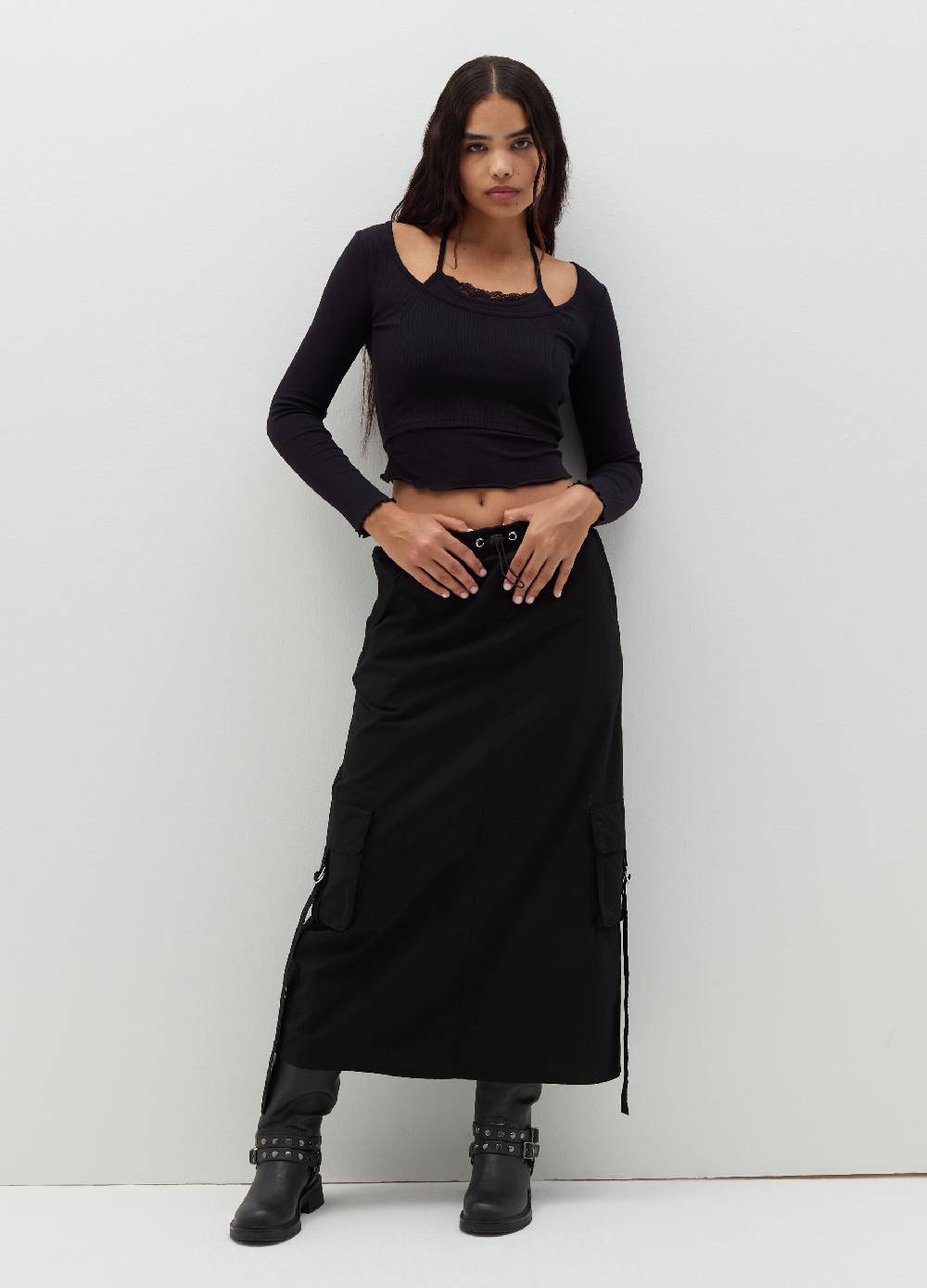 B. ANGEL T-shirt crop con canotta interna I Più Venduti