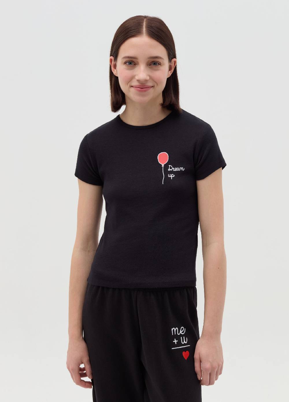 MILK+HERO T-shirt girocollo con stampa Spedizione Gratuita