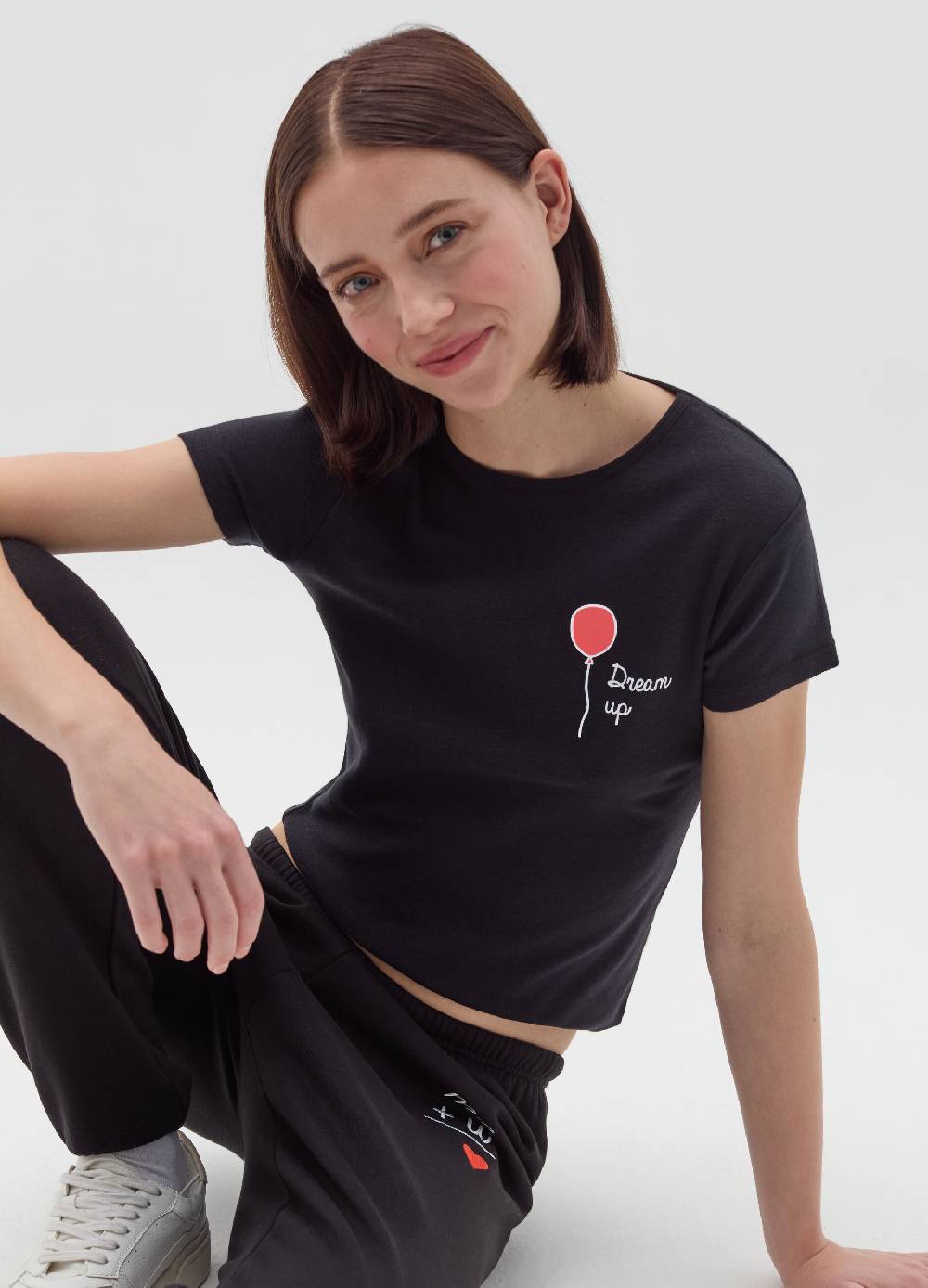 MILK+HERO T-shirt girocollo con stampa Spedizione Gratuita