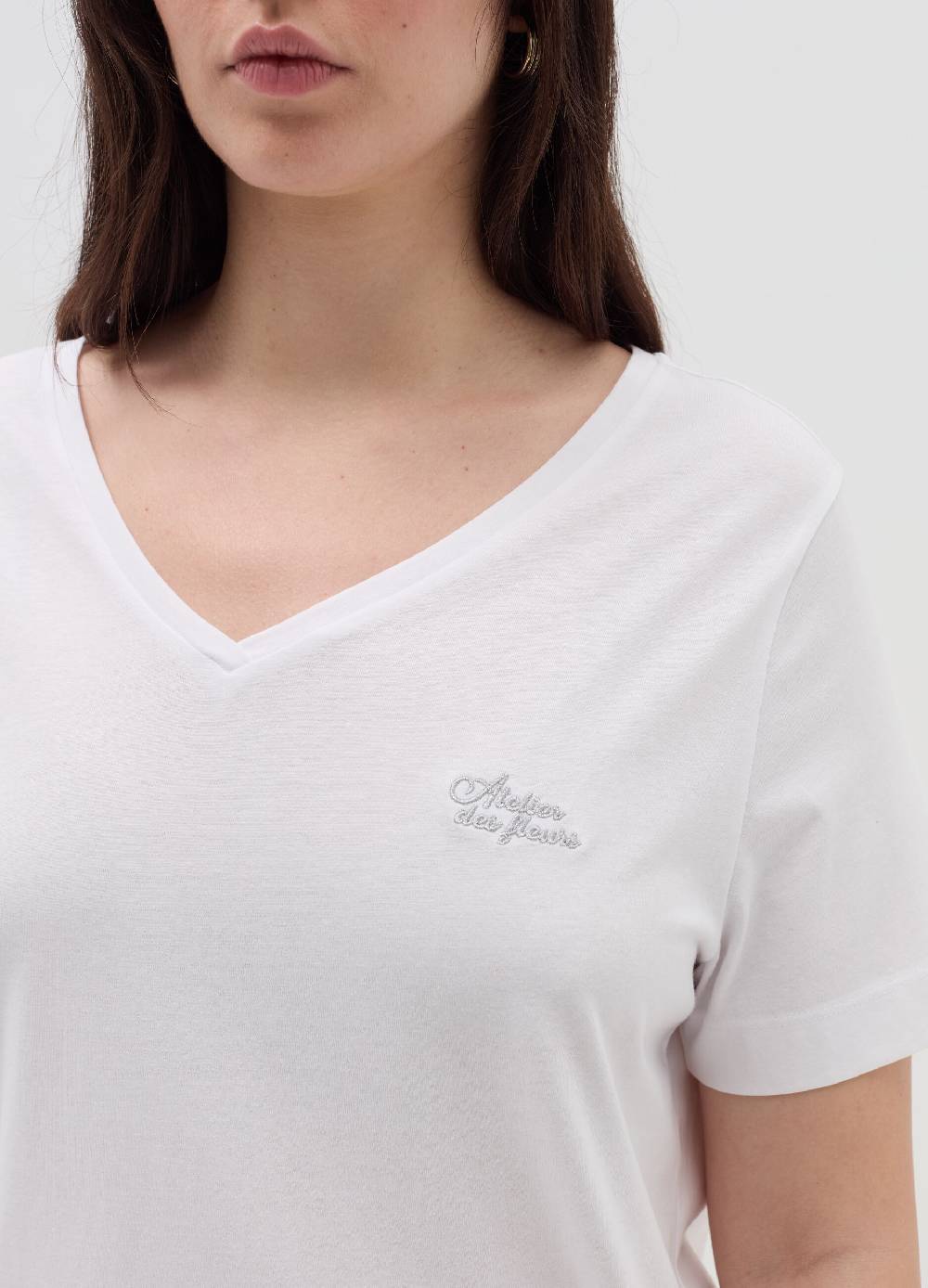 MYA T-shirt con ricamo lurex Curvy Fino Al -60%