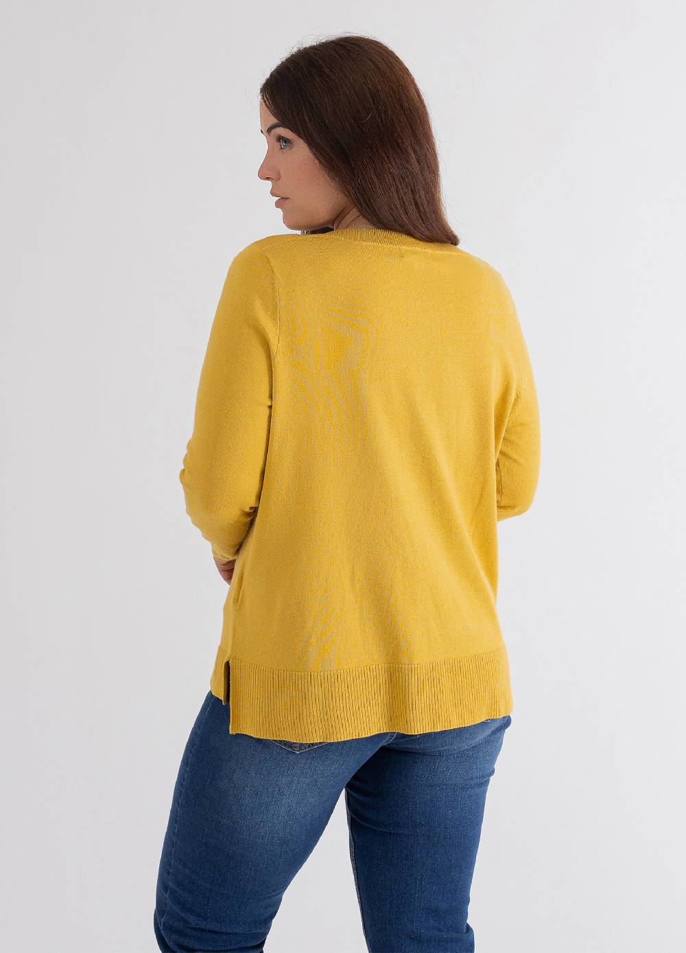 OCTOBER Maglia a maniche lunghe scollo a barca Curvy Sottocosto