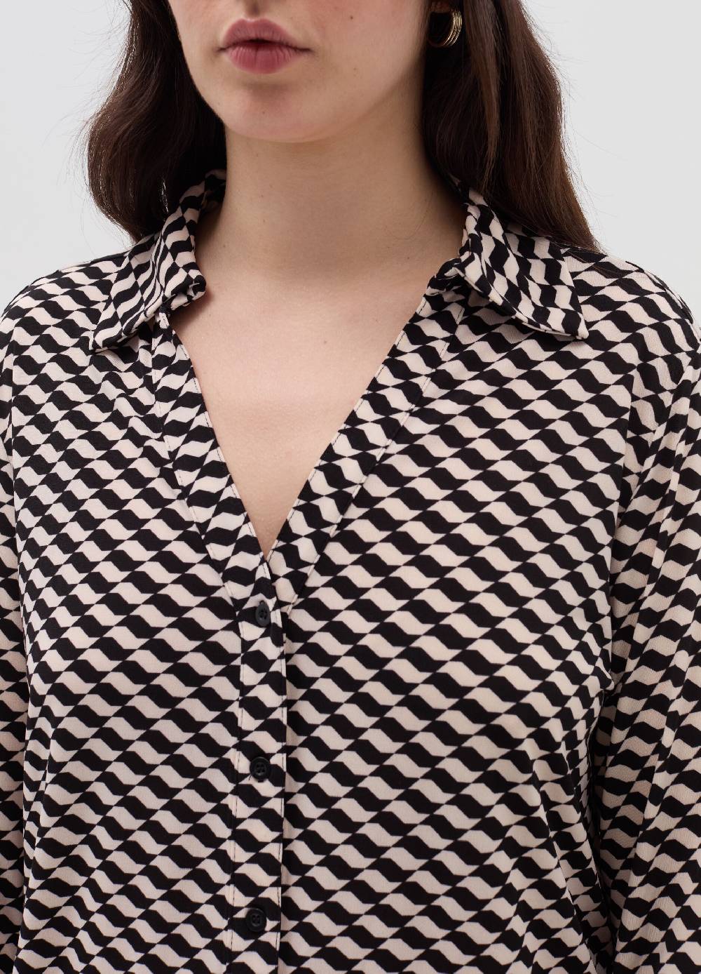 MYA Camicia fantasia optical Curvy Outlet