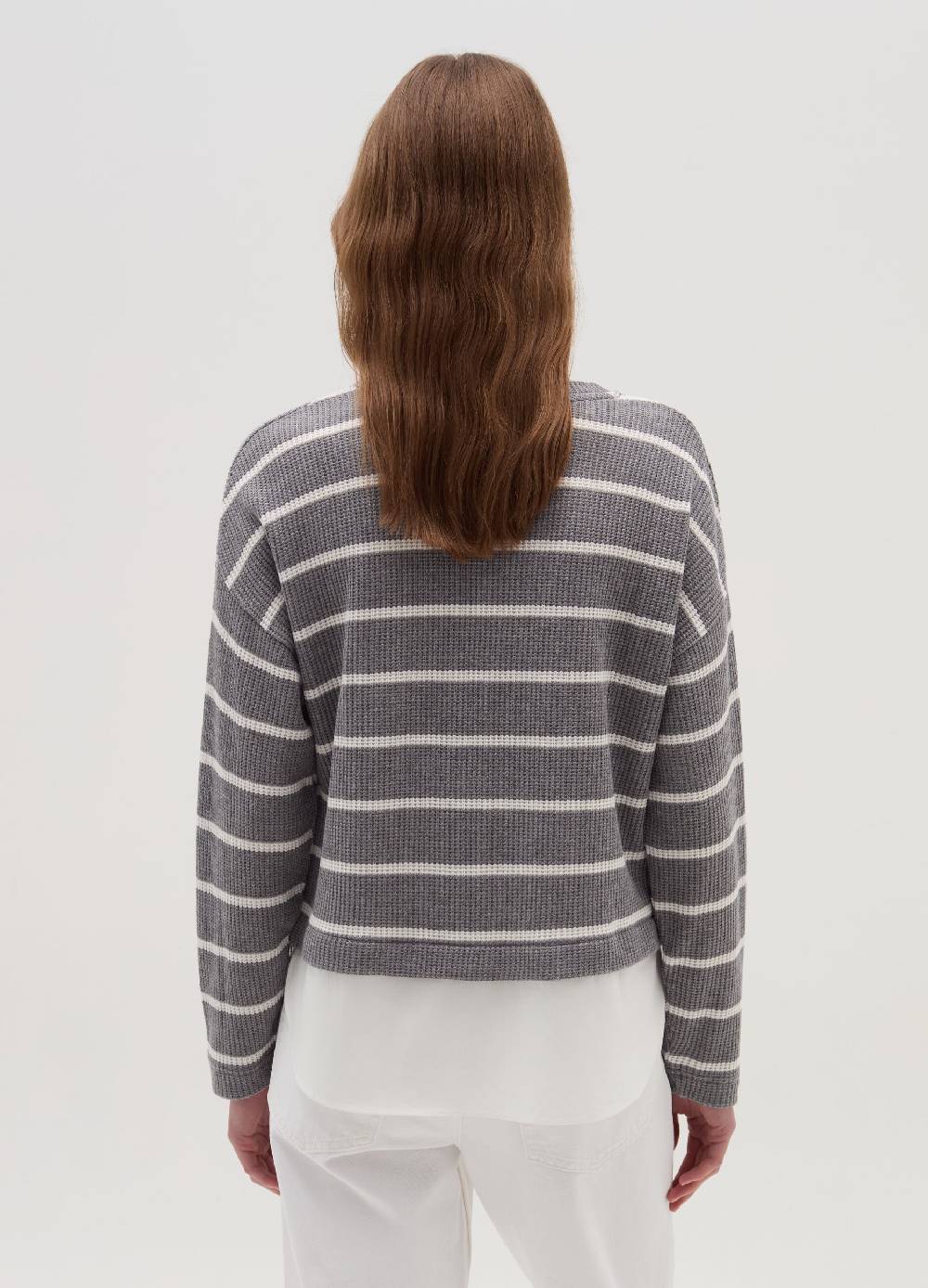 OVS T-shirt maniche lunghe con micro trama waffle Saldi Di Fabbrica