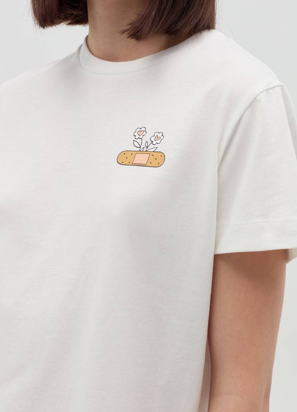 MILK+HERO T-shirt in cotone con stampa Negozio