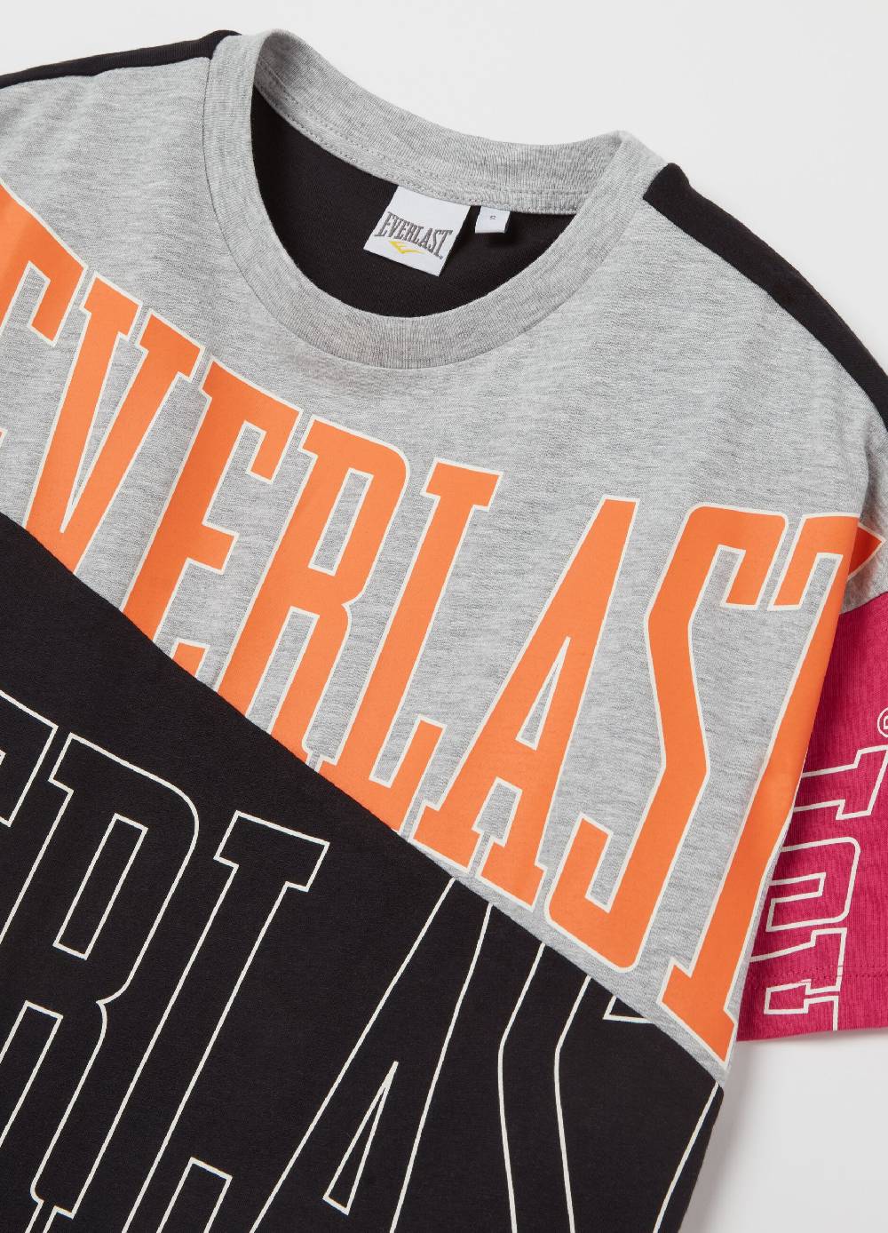 EVERLAST T-shirt color-block con stampa logo Acquista Ora