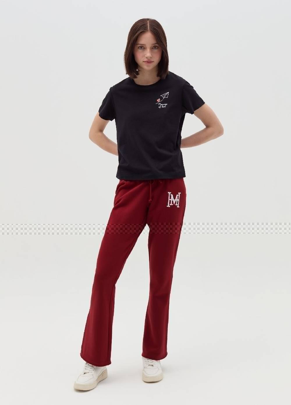MILK+HERO T-shirt in cotone con stampa Vendita Economica