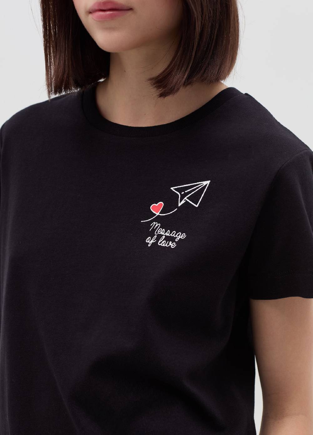 MILK+HERO T-shirt in cotone con stampa Vendita Economica