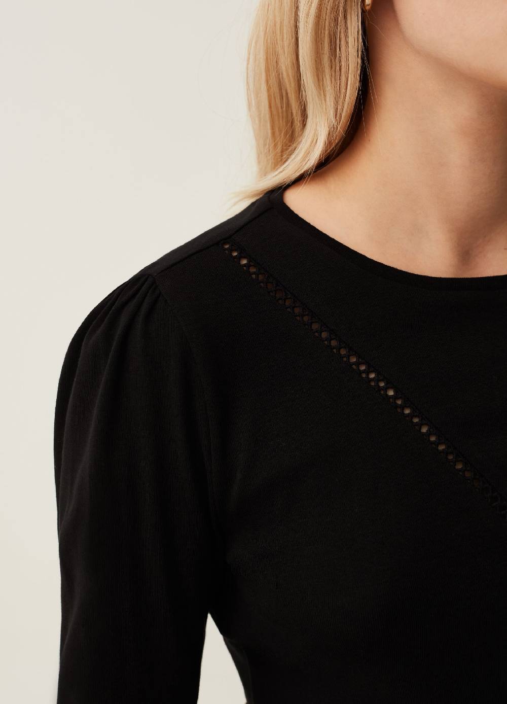 OVS T-shirt con dettaglio traforato Qualità