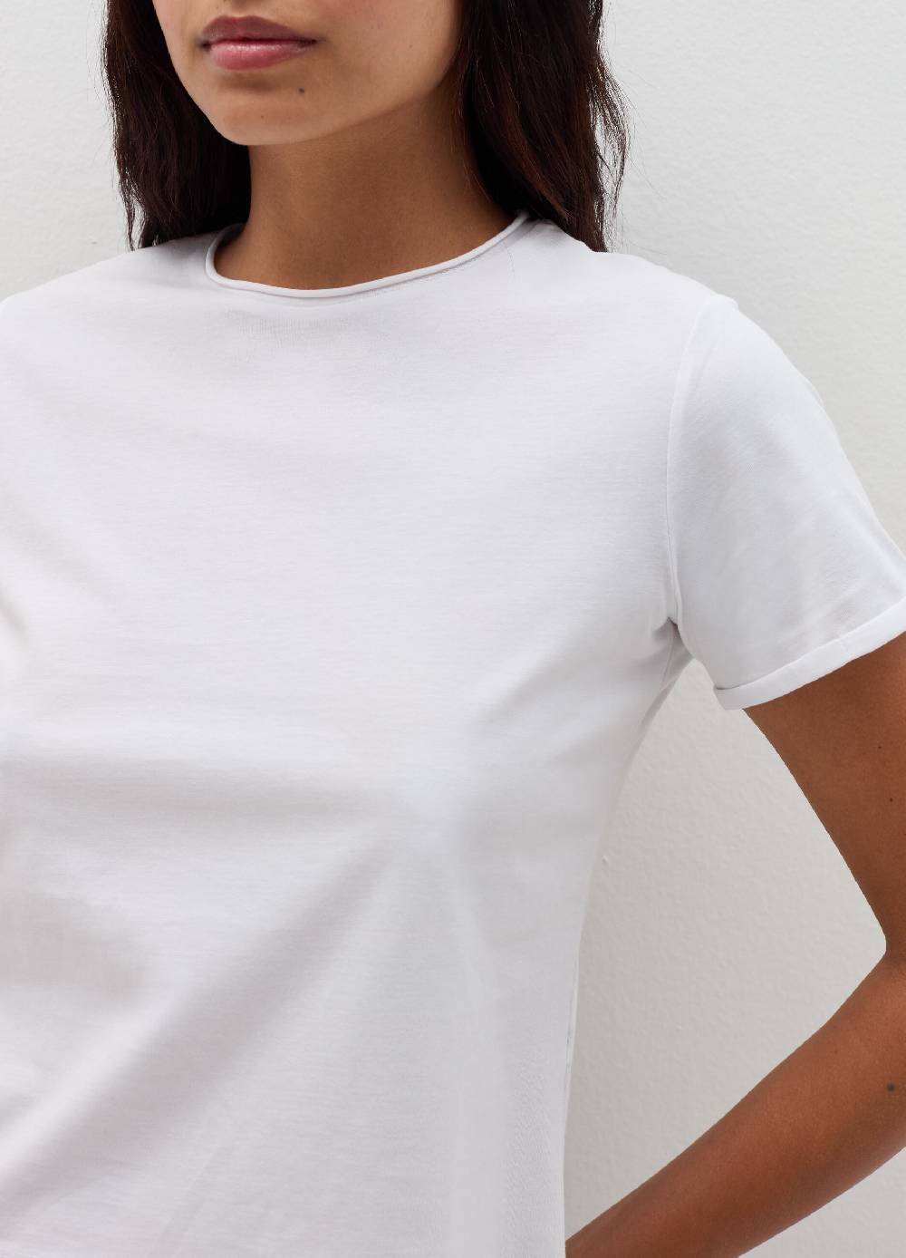 B. ANGEL T-shirt in cotone scollo rotondo Fino Al -60%