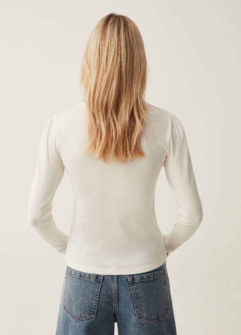 OVS T-shirt con dettaglio traforato Sottocosto