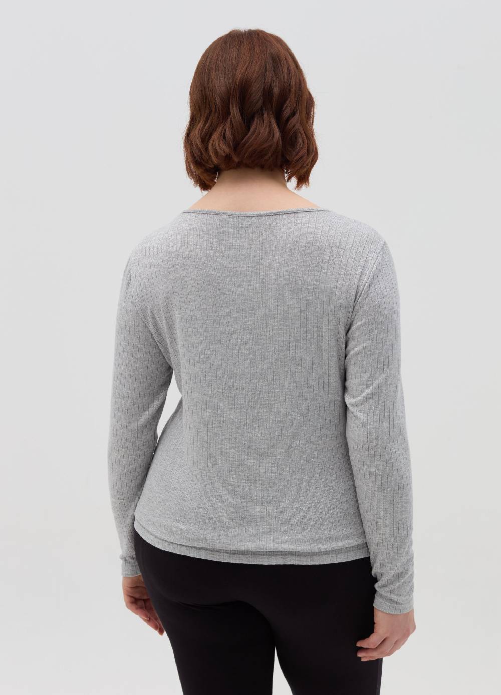 MYA T-shirt in lurex a coste piatte Curvy Convenienza