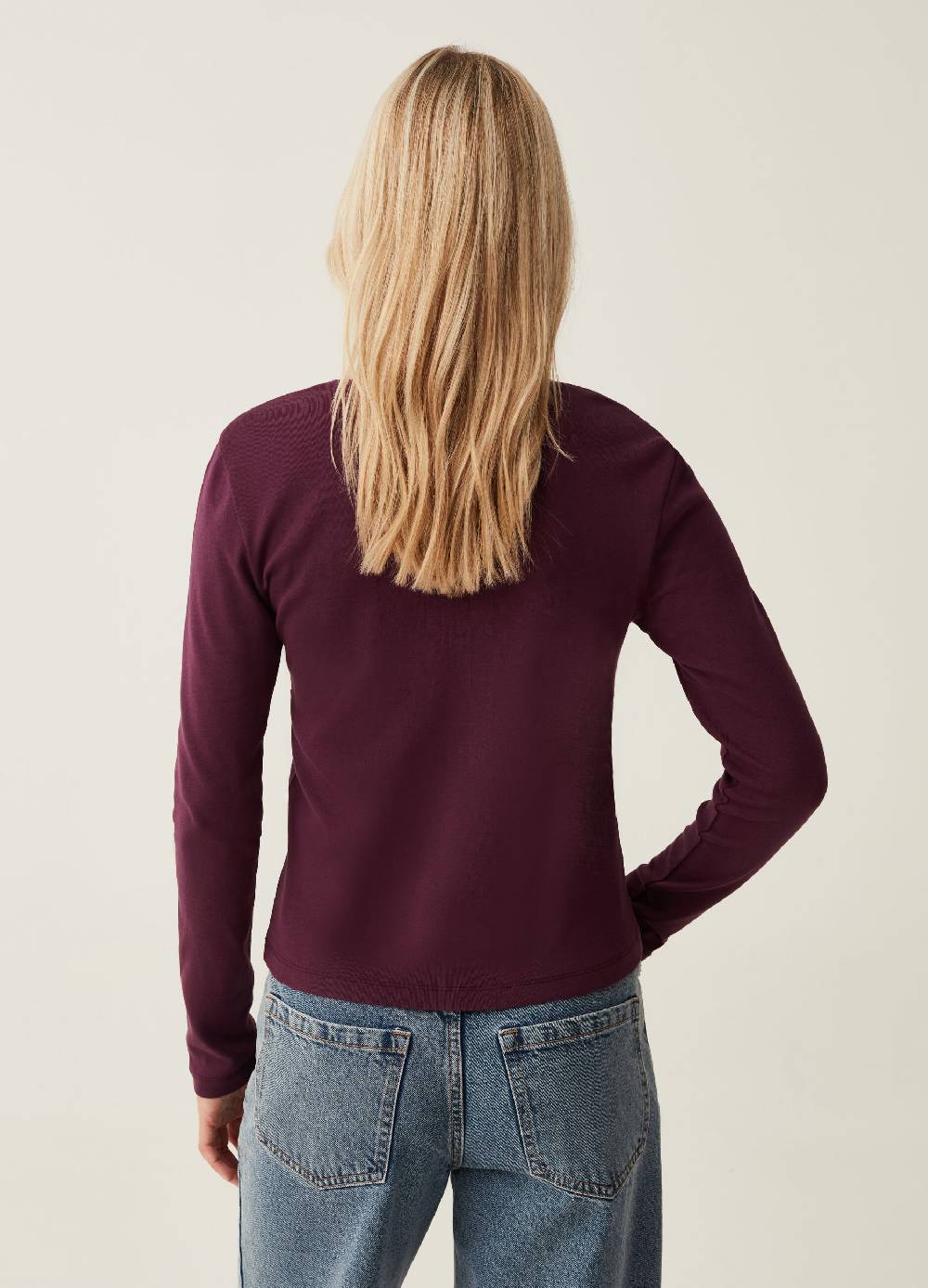 OVS T-shirt scollo a V con incrocio laterale Online