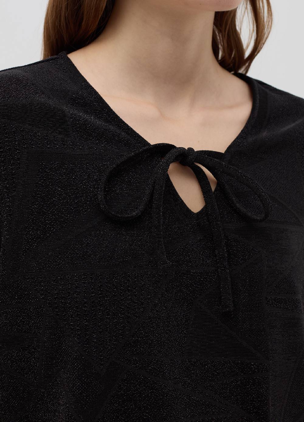 OVS T-shirt in lurex a maniche lunghe In Saldo