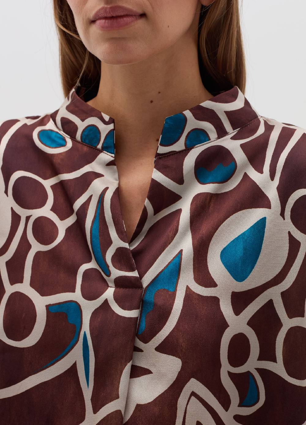 HYBRID Blusa con stampa fantasia Moda