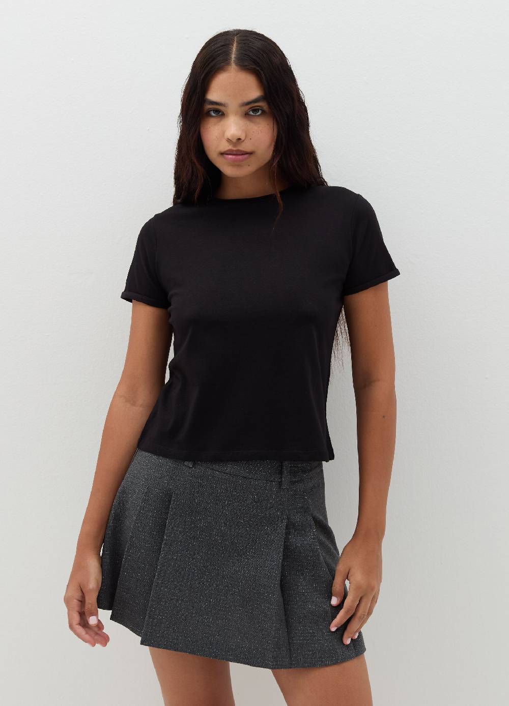 B. ANGEL T-shirt in cotone scollo rotondo Italy