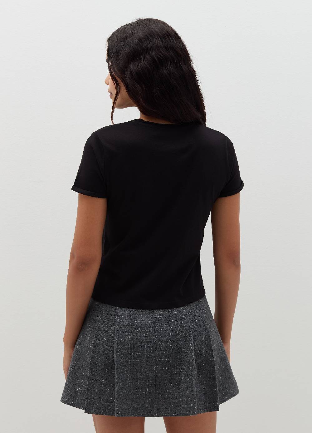 B. ANGEL T-shirt in cotone scollo rotondo Italy