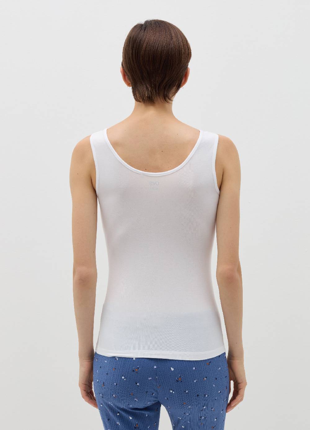 OVS Canotta in viscosa stretch con pizzo In Linea