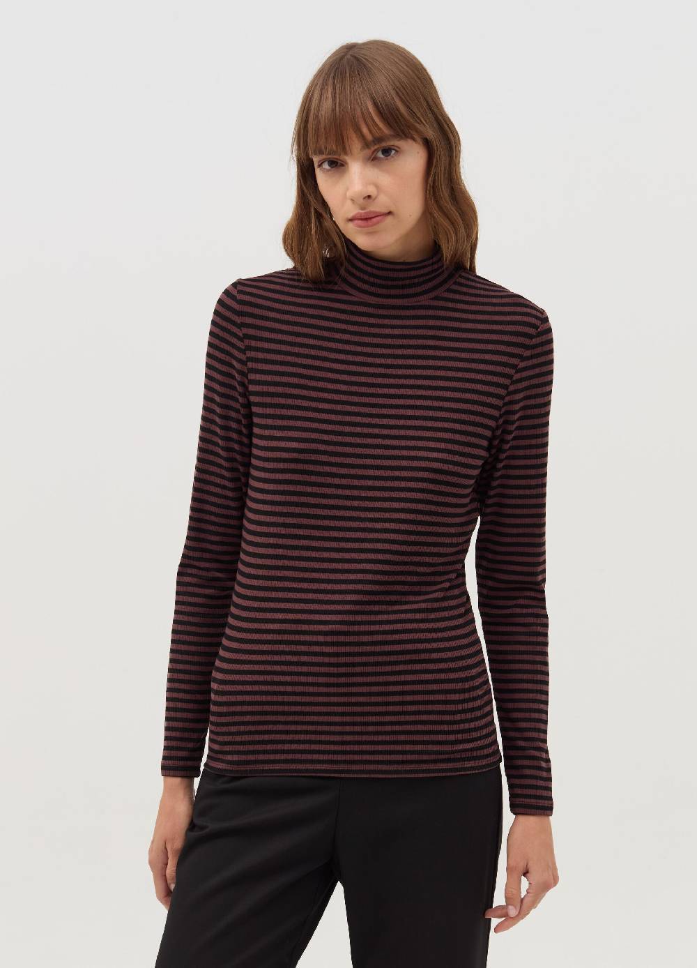 OVS T-shirt a righe mock neck Vendita