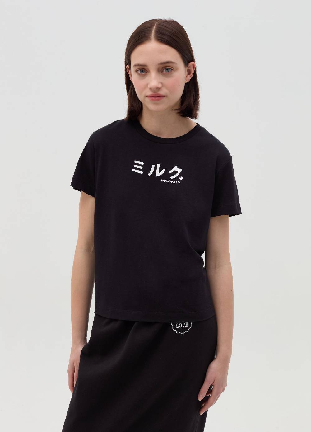 MILK+HERO T-shirt girocollo in cotone Pezzi Unici