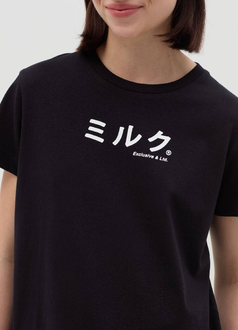 MILK+HERO T-shirt girocollo in cotone Pezzi Unici