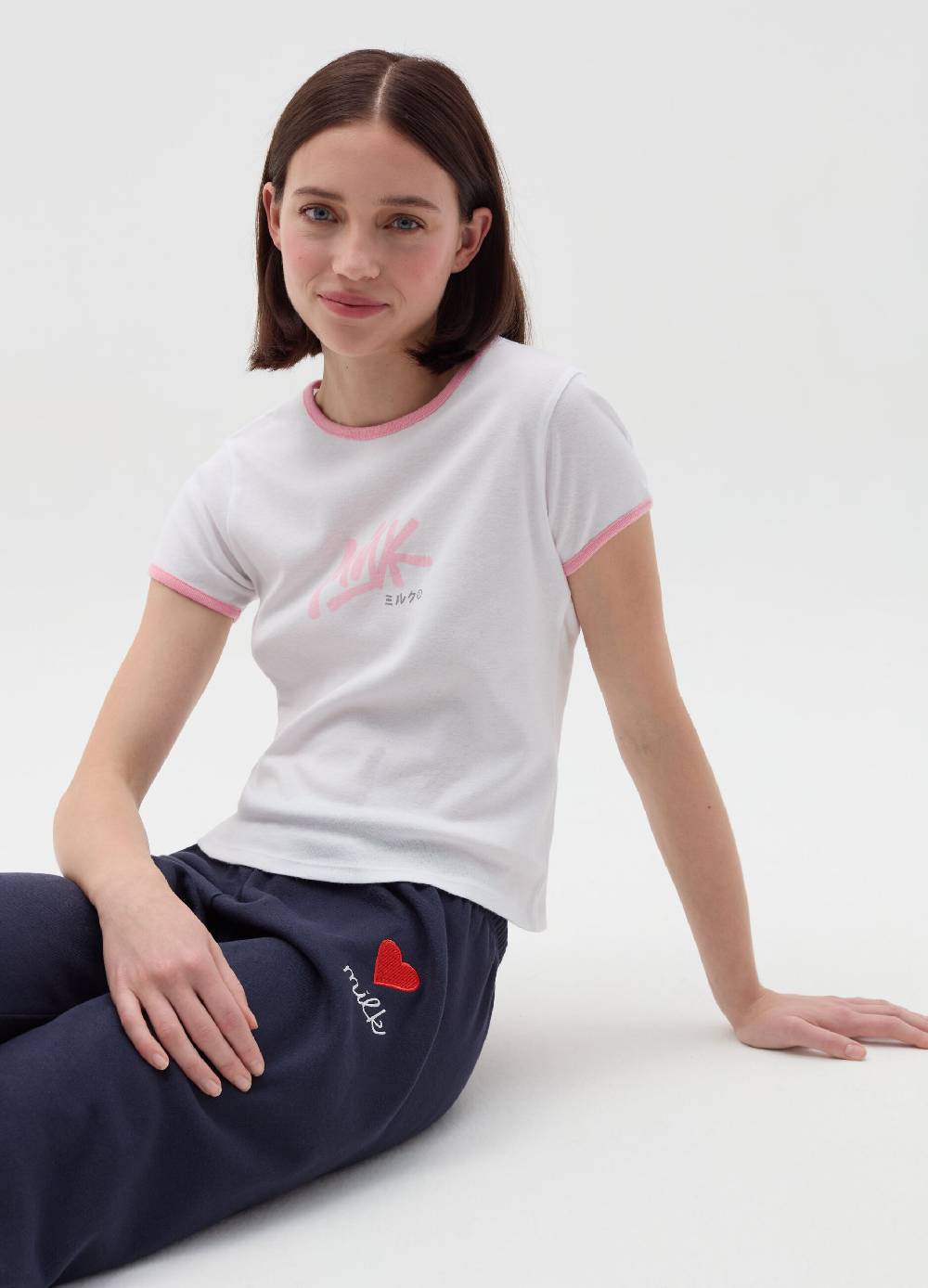 MILK+HERO T-shirt girocollo con stampa Acquista Ora