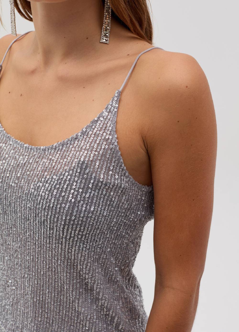 OVS Top con paillettes all-over Promozione Limitata
