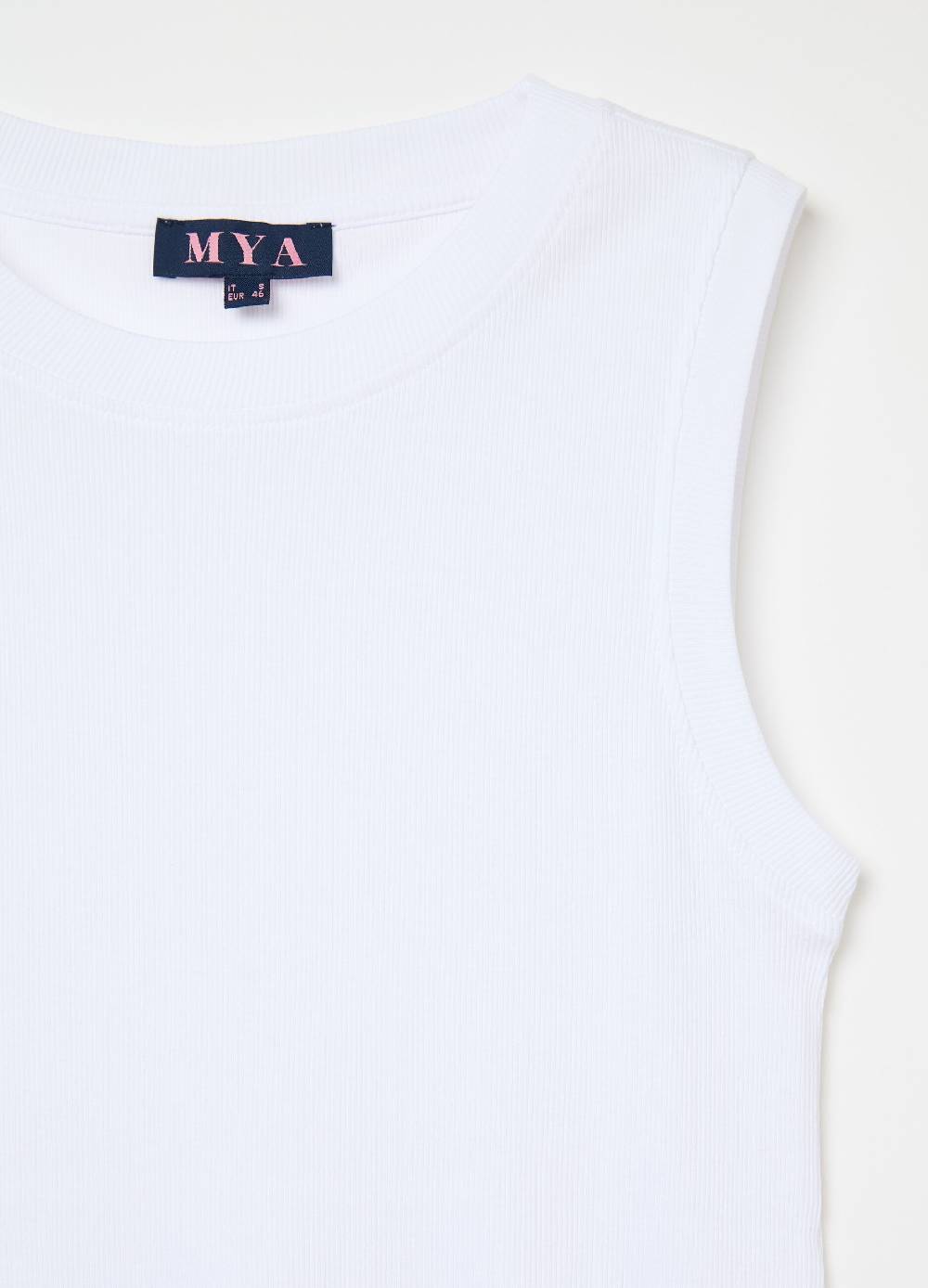 MYA Tank top a costine sottili Curvy Presa