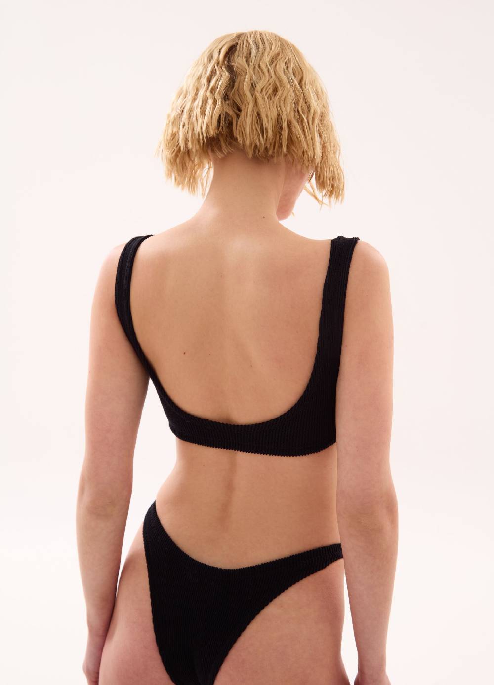 UTOPJA Crinkle Bikini Top Black Offerta