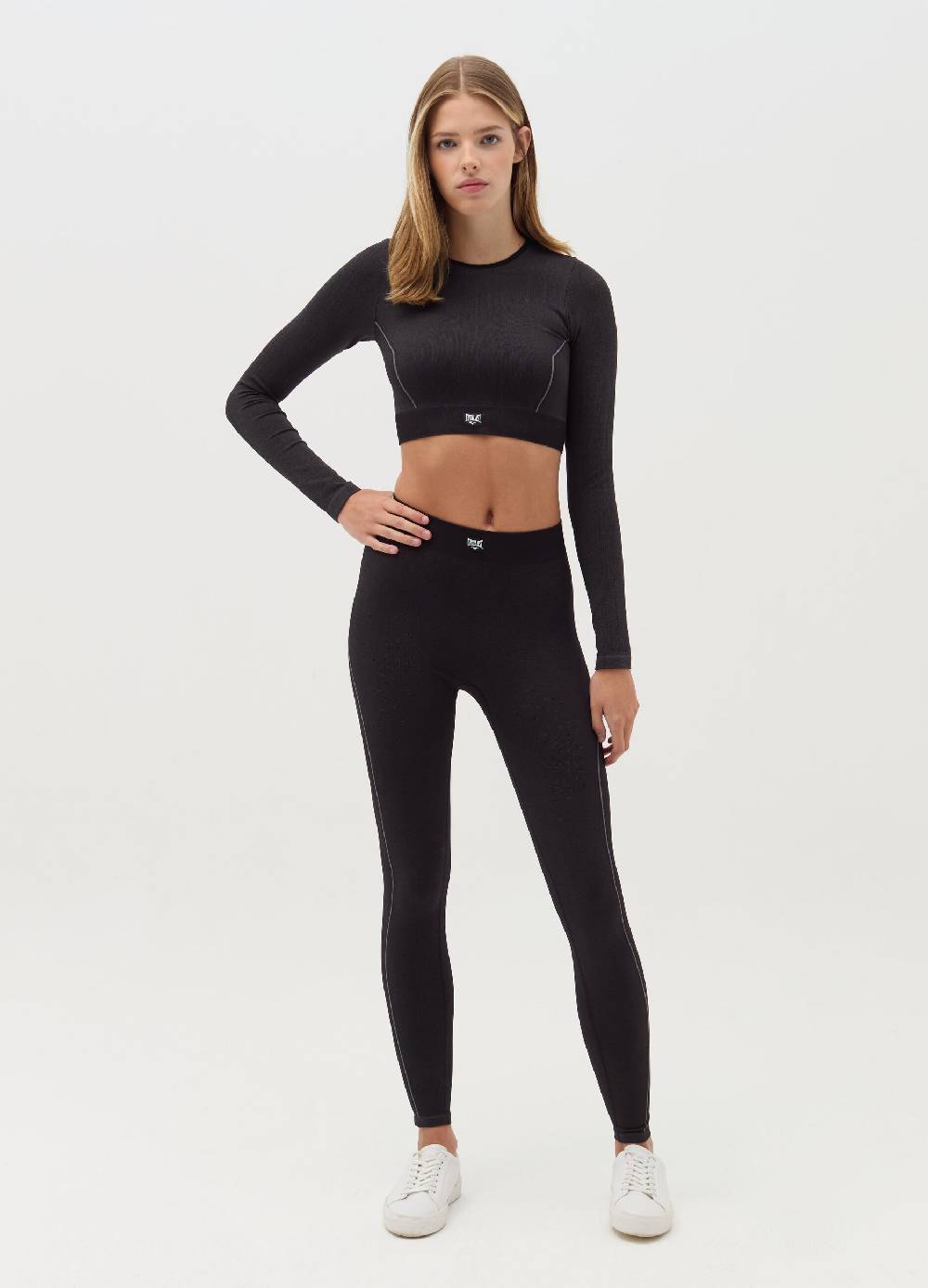 EVERLAST T-shirt a maniche lunghe con cuciture in rilievo Outlet