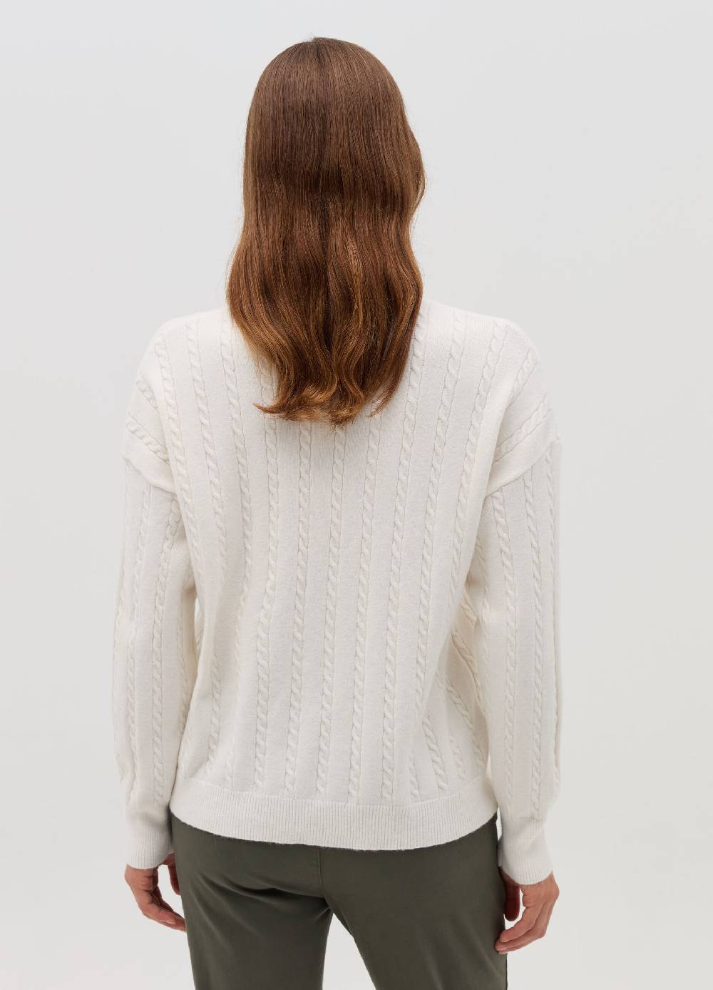 HYBRID Pullover a coste con lavorazione intrecciata Offerte
