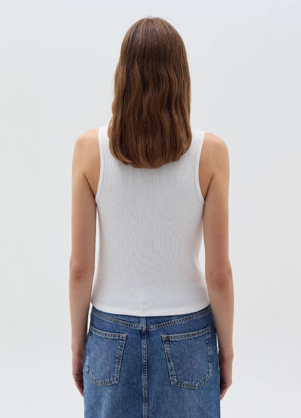 OVS Tank top scollo a V con bottoni 2025
