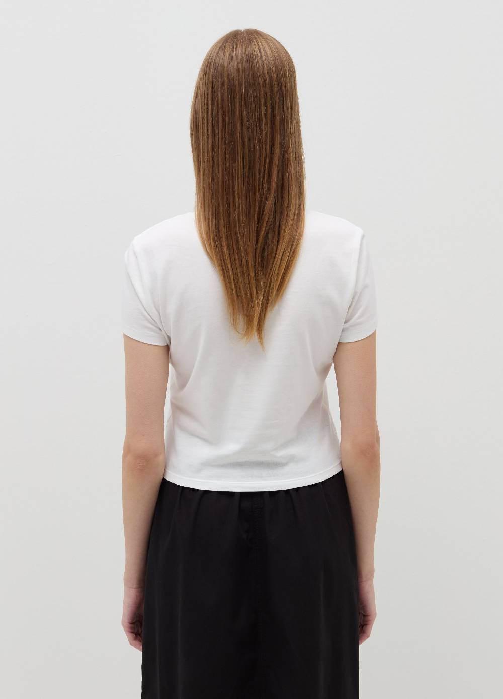 B. ANGEL T-shirt crop in cotone Pezzi Unici