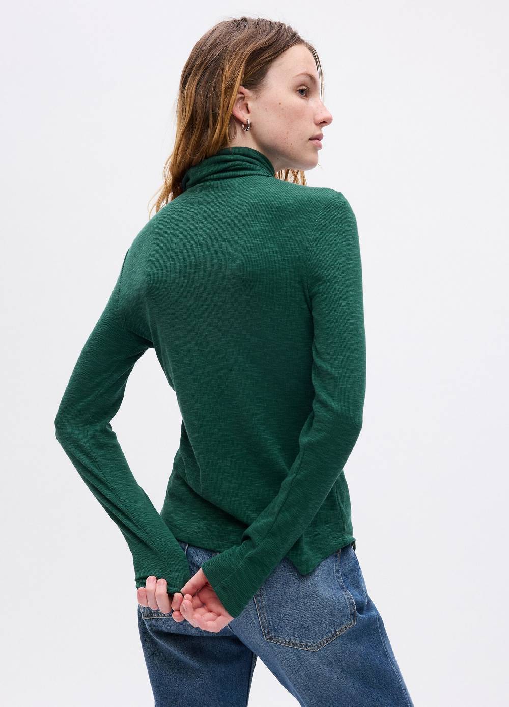 GAP T-shirt a costine sottili con collo alto Saldi Di Fabbrica