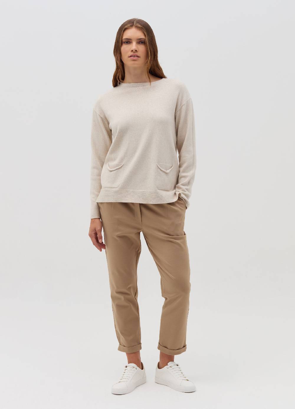 HYBRID Maglia a maniche lunghe con tasche Moda