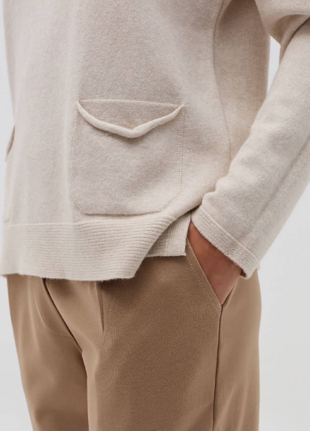 HYBRID Maglia a maniche lunghe con tasche Moda