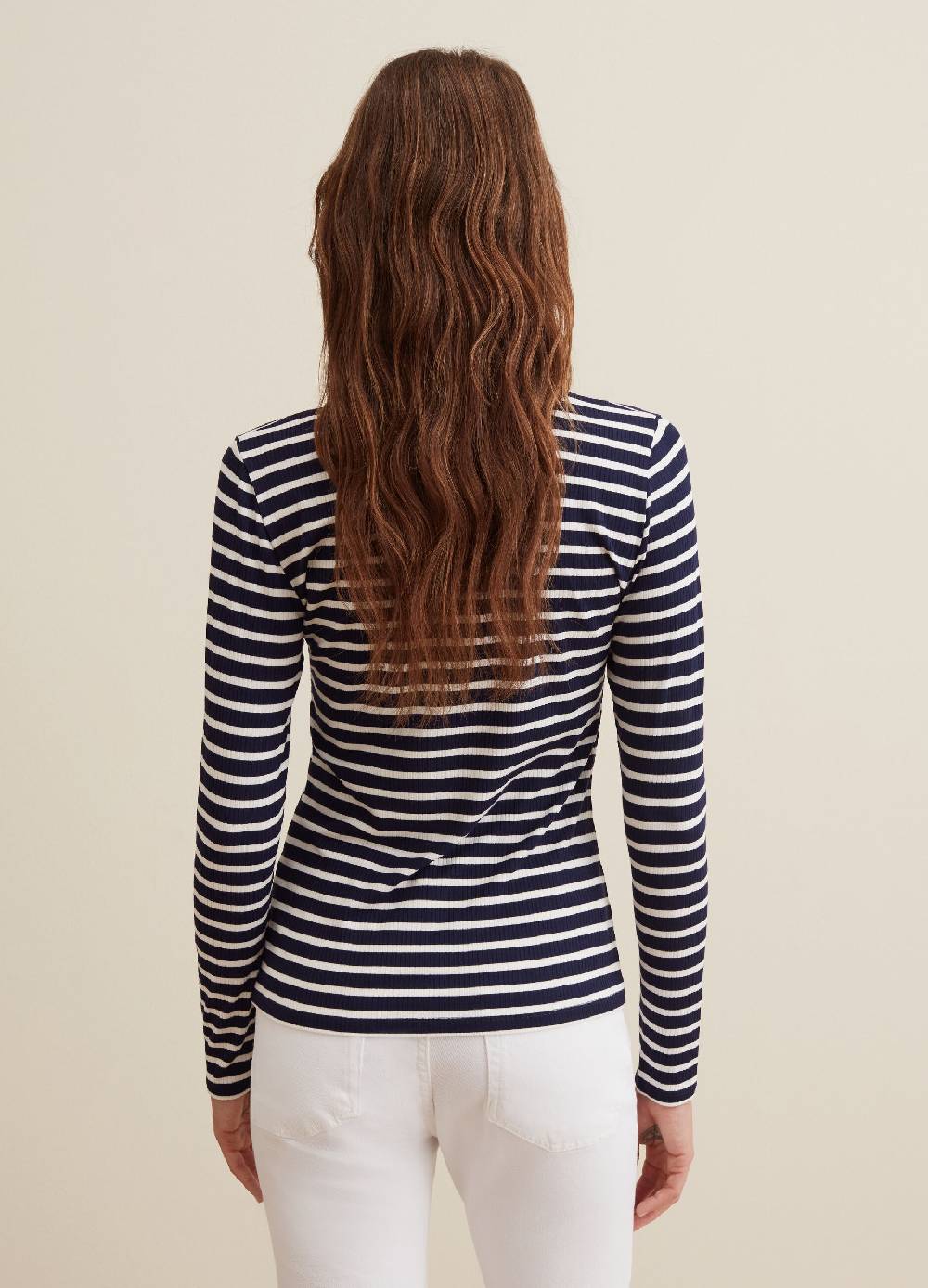 PIOMBO T-shirt a righe con maniche lunghe In Linea