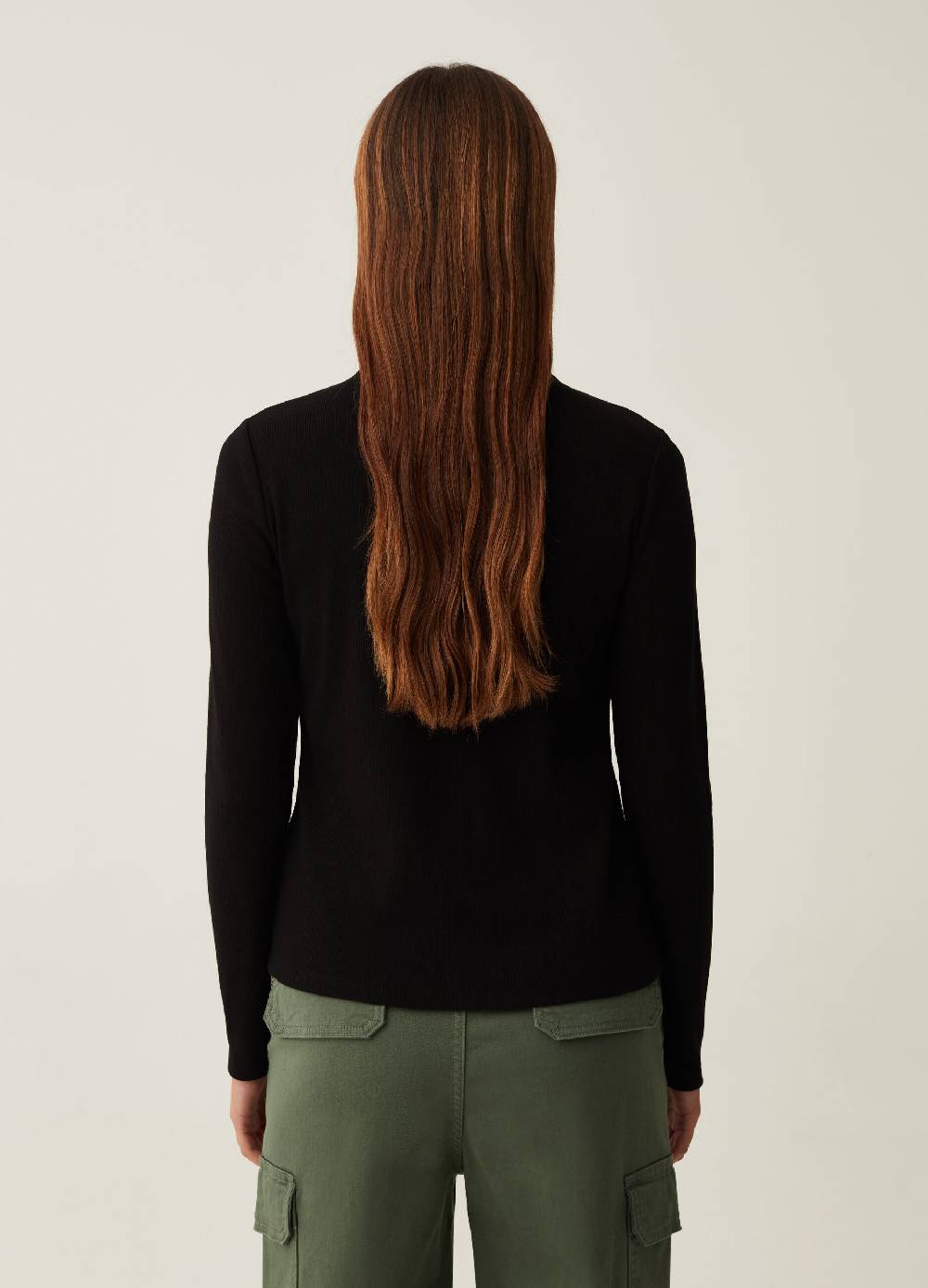 OVS T-shirt mock neck con dettaglio cut out Vendita