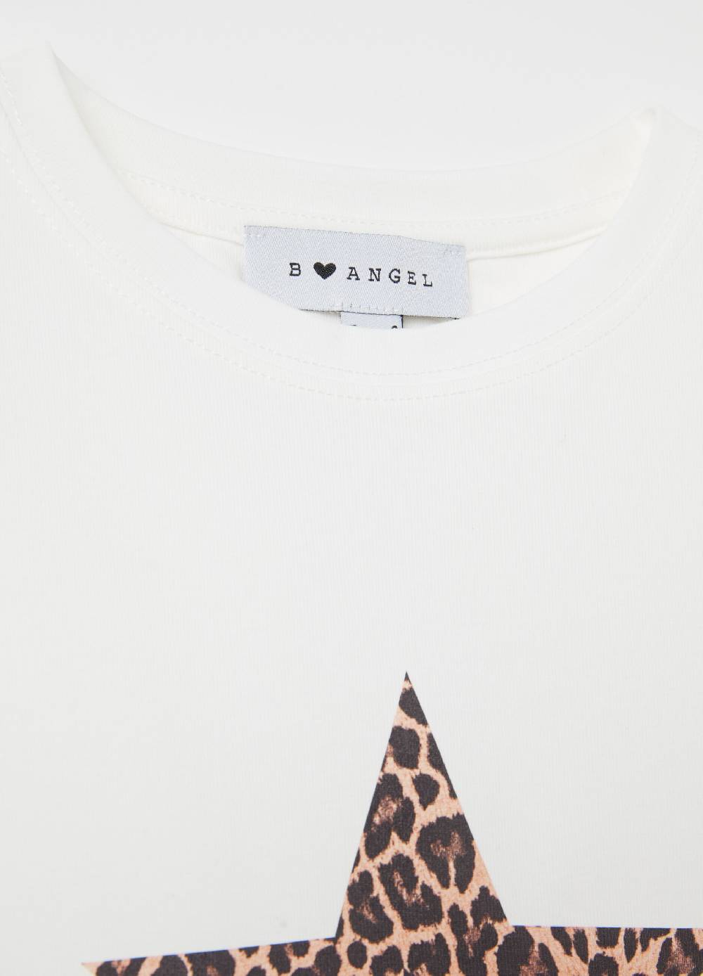 B. ANGEL T-shirt in cotone stretch con stampa Offerte