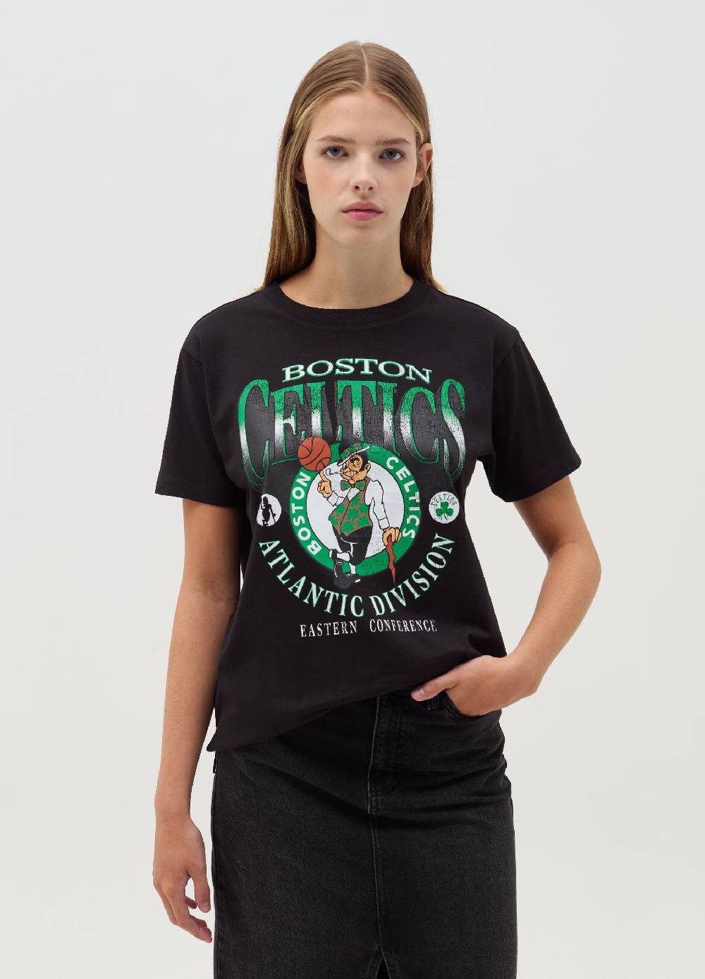 NBA T-shirt con stampa Boston Celtics Saldi Di Fabbrica