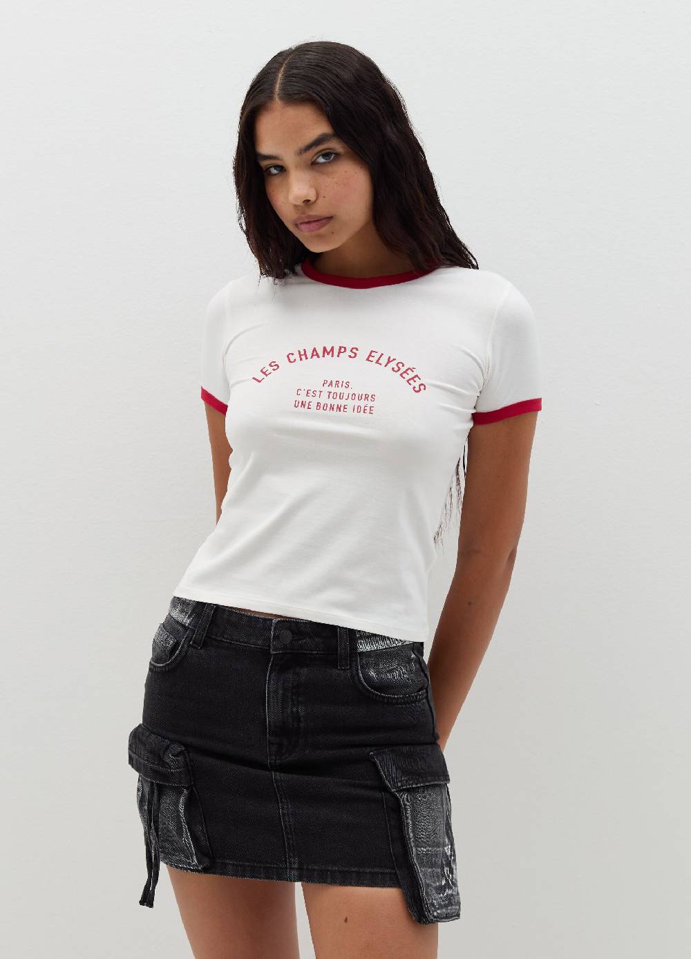 B. ANGEL T-shirt con profili a contrasto e stampa I Più Venduti