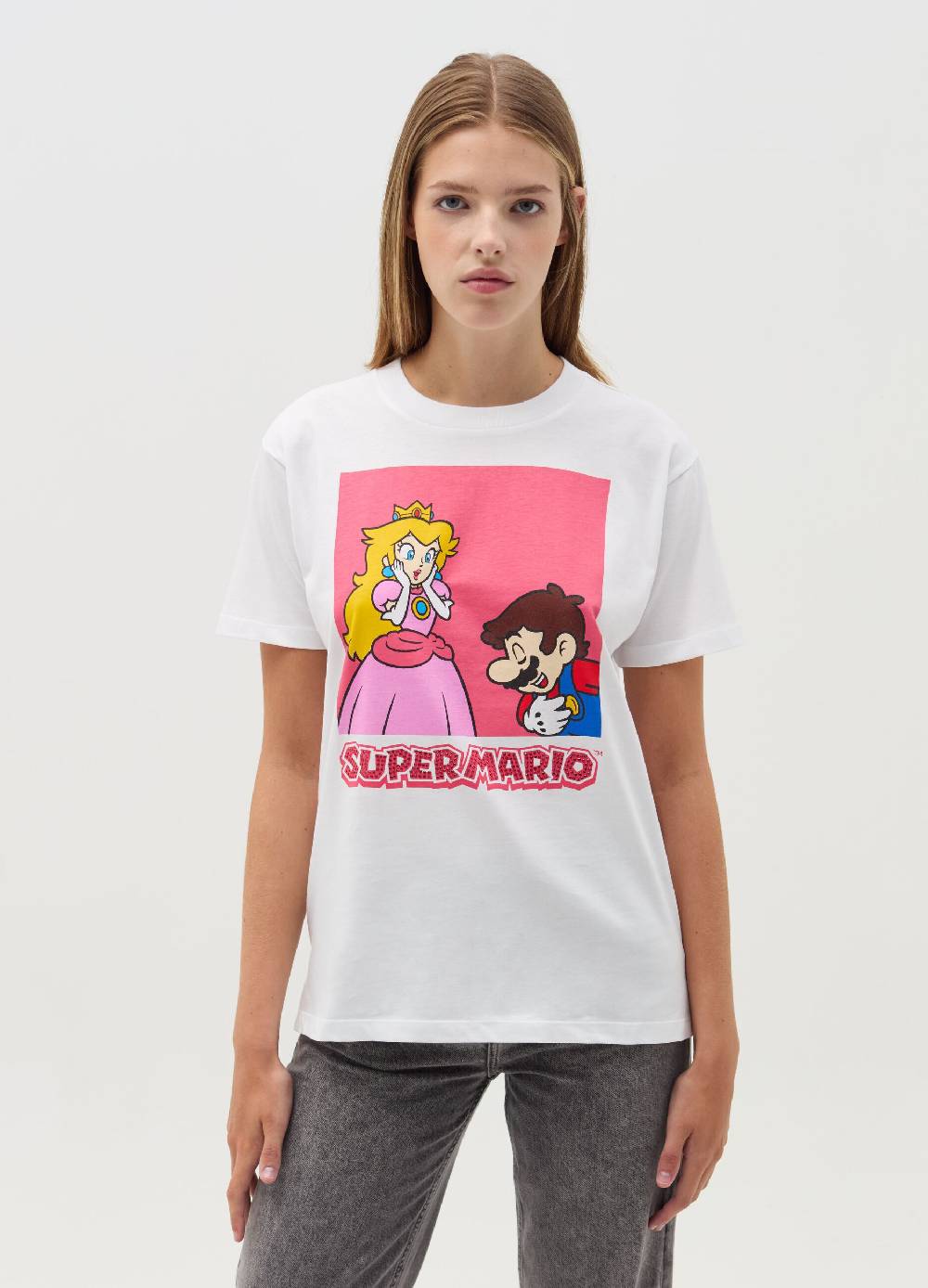 OVS T-shirt con stampa Super Mario™ e strass Italy