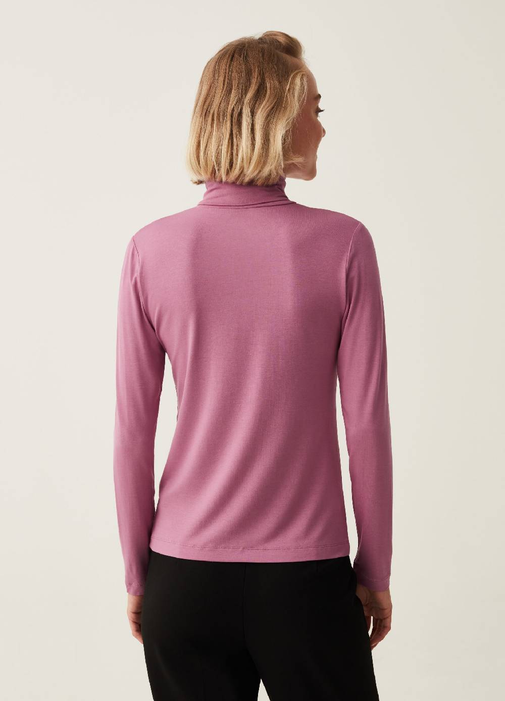 OVS T-shirt a collo alto con maniche lunghe Negozi Online