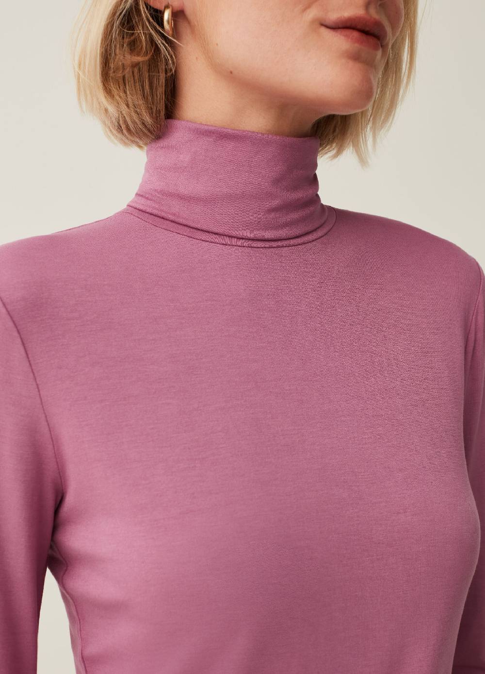 OVS T-shirt a collo alto con maniche lunghe Negozi Online