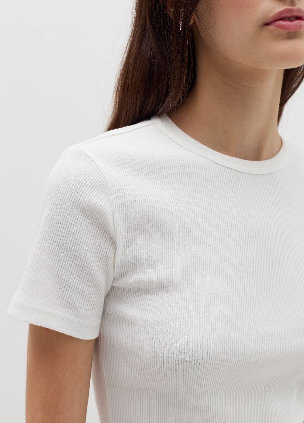 B. ANGEL T-shirt in cotone stretch a costine Fino Al -60%