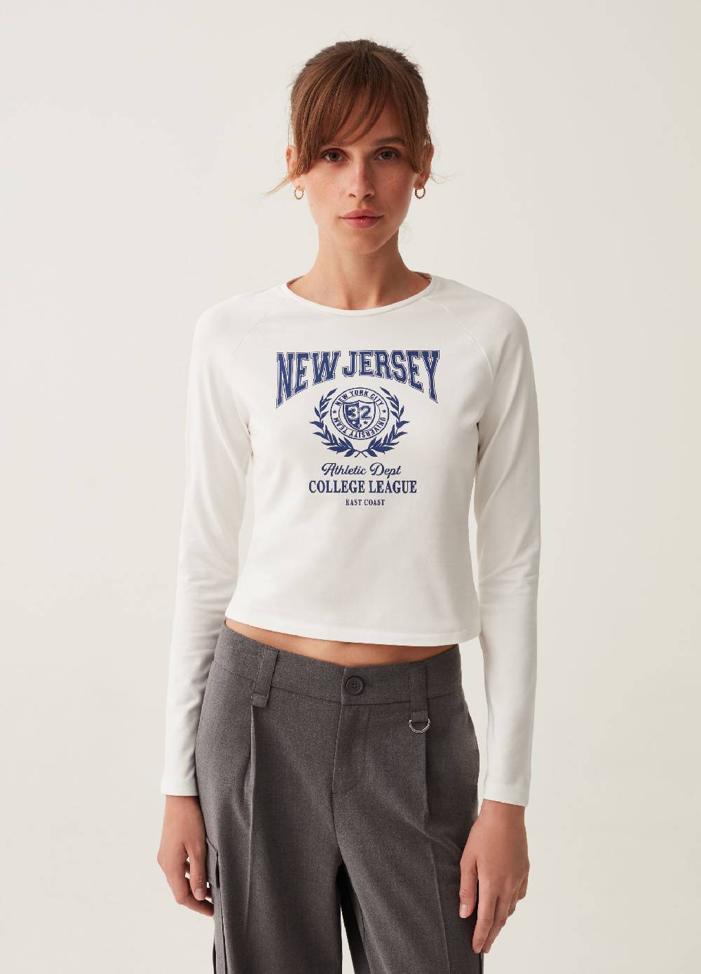 B. ANGEL T-shirt a maniche lunghe con stampa Affare Del Giorno