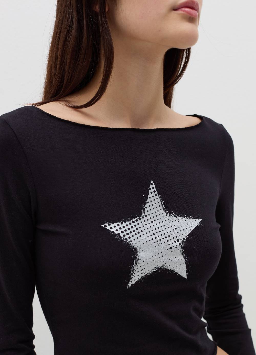 B. ANGEL T-shirt a maniche lunghe con stampa Convenienza